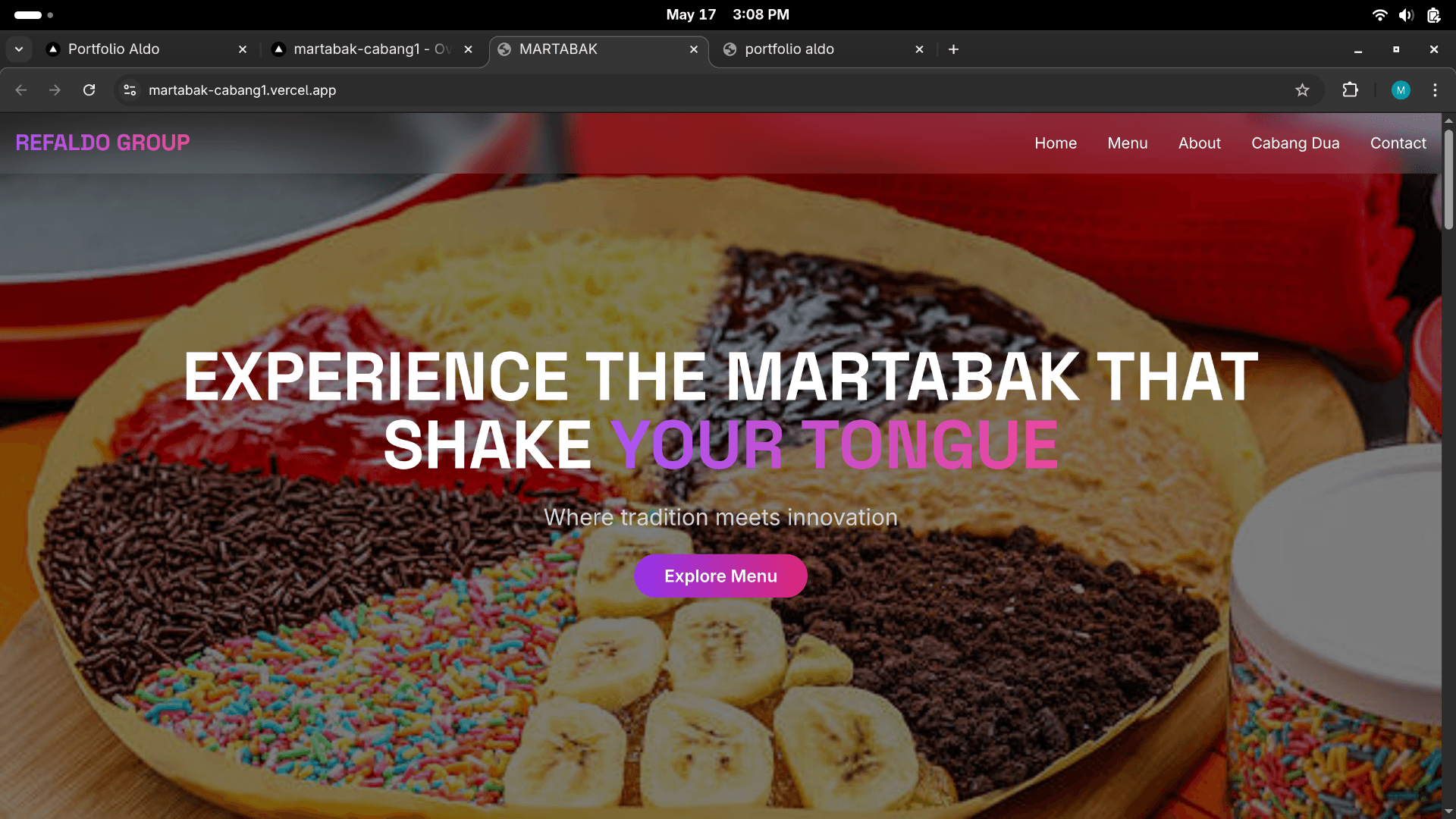 Awal Bikin Project Martabak